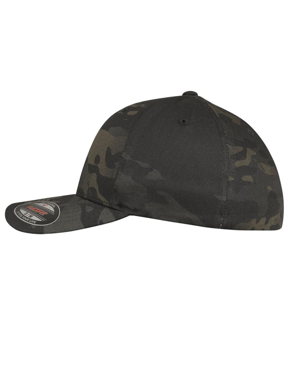 FLEXFIT Flexfit Multicamo lippis - Musta