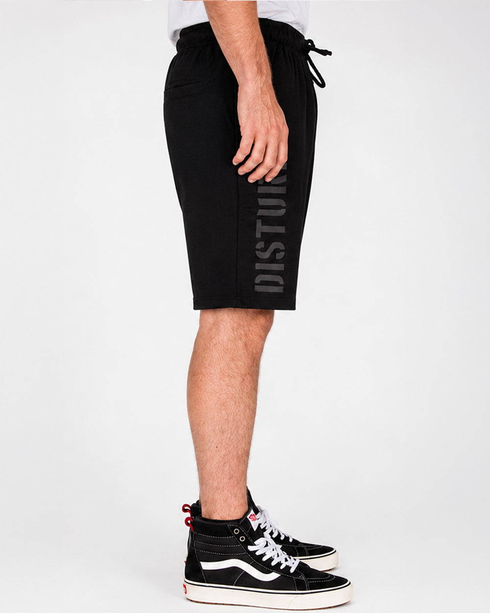 Disturb Clothing Disturb collegeshortsit - Musta/Musta
