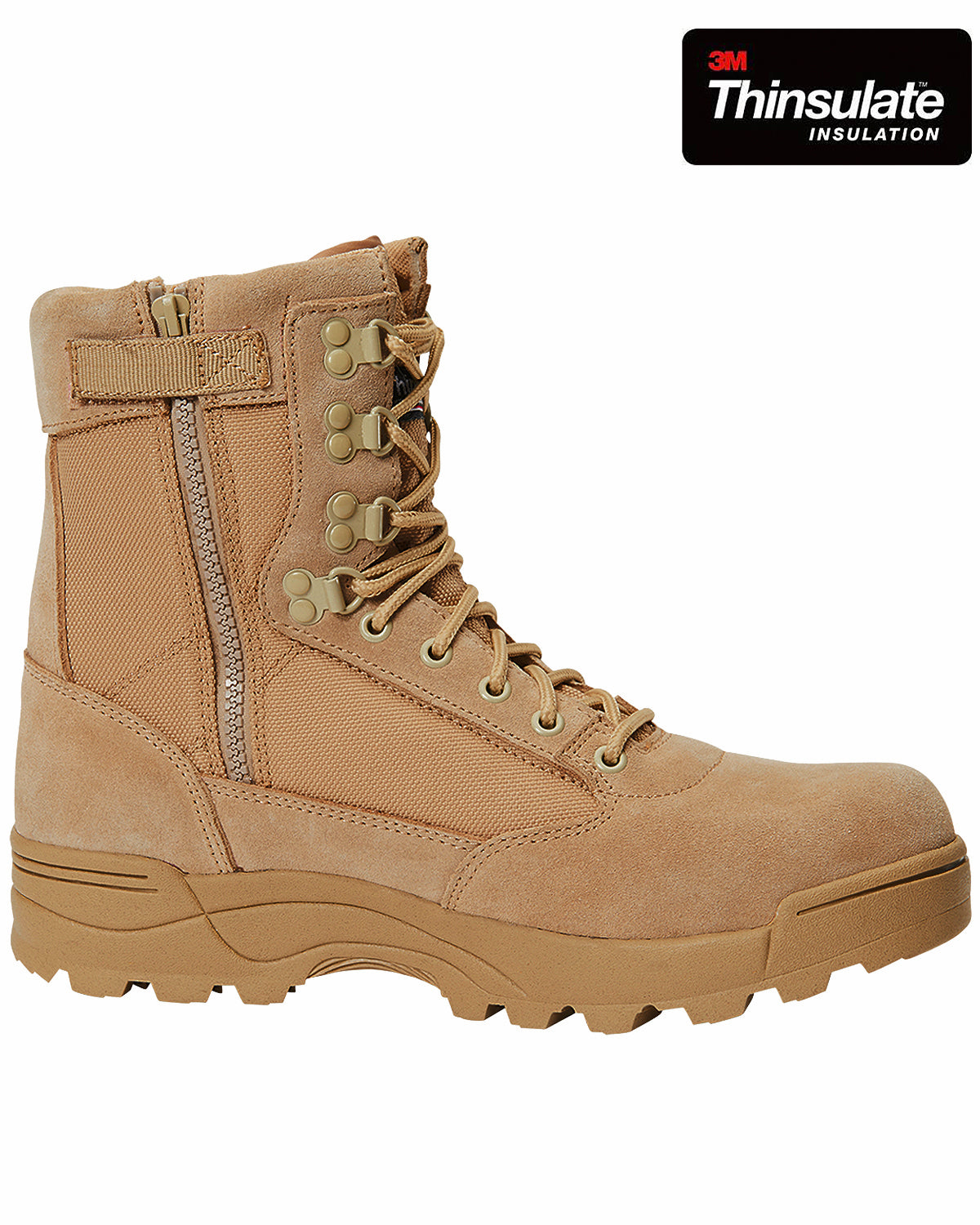 Brandit Tactical 9 eylet zipper maiharit - Kameli