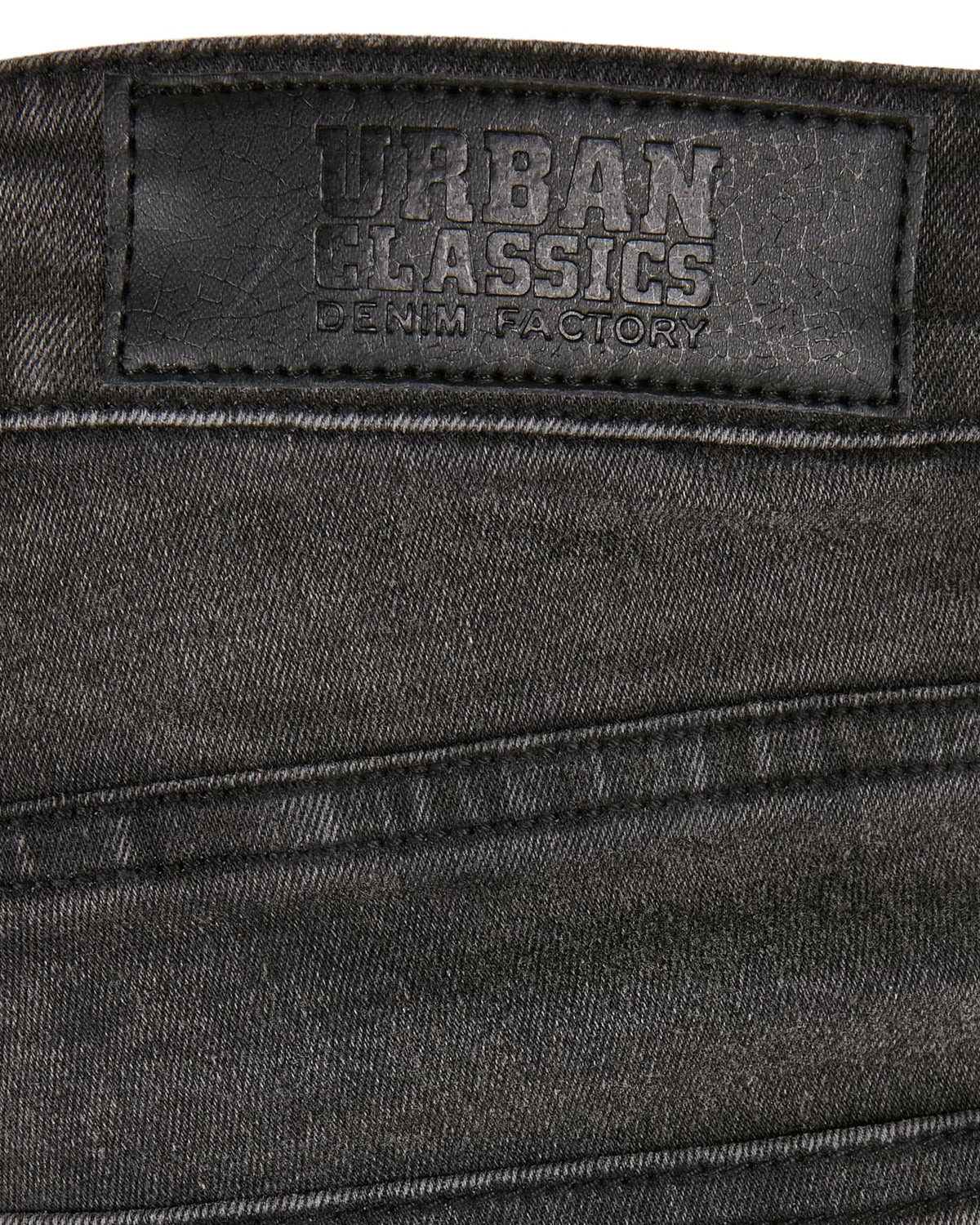Urban Classics Relaxed fit farkkushortsit - Musta