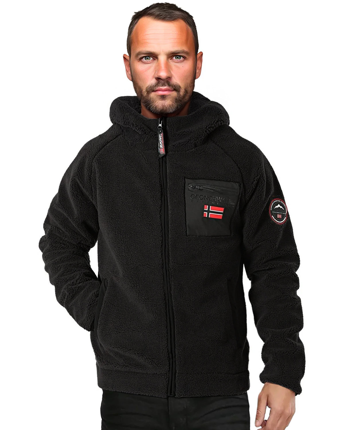Geographical Norway Udaf teddytakki - Musta