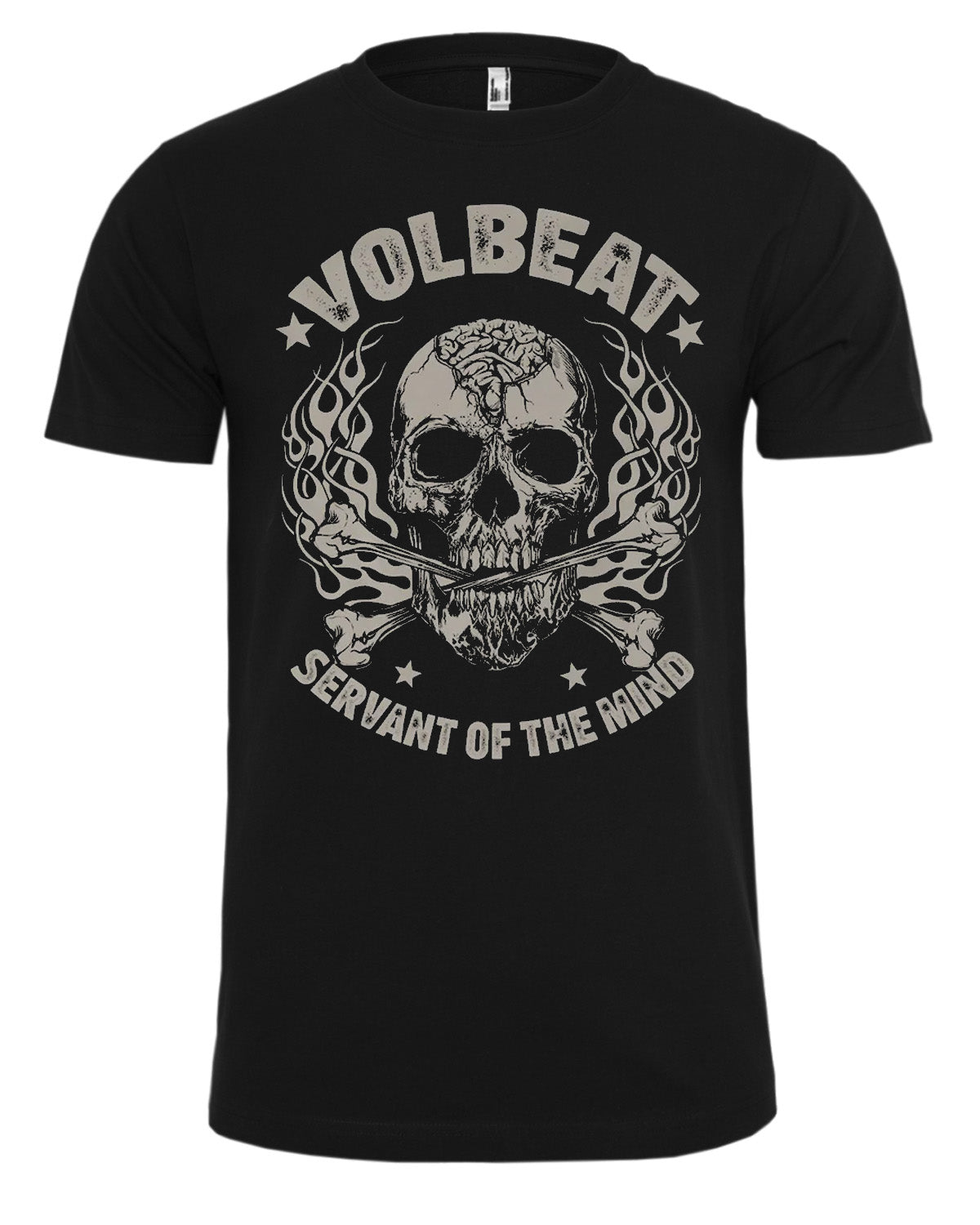 Print Shirt Volbeat Skull t-paita - Musta 2XL