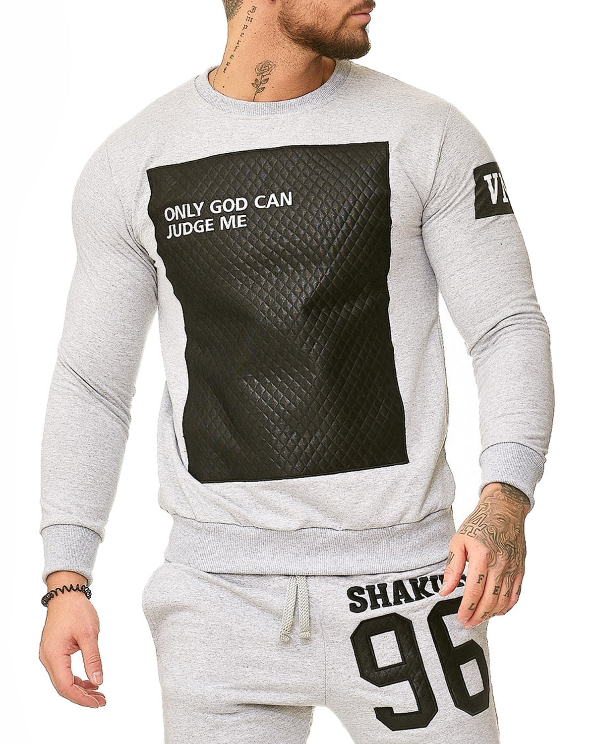 OneREDOX Shakur 96 collegepaita - Harmaa 2XL