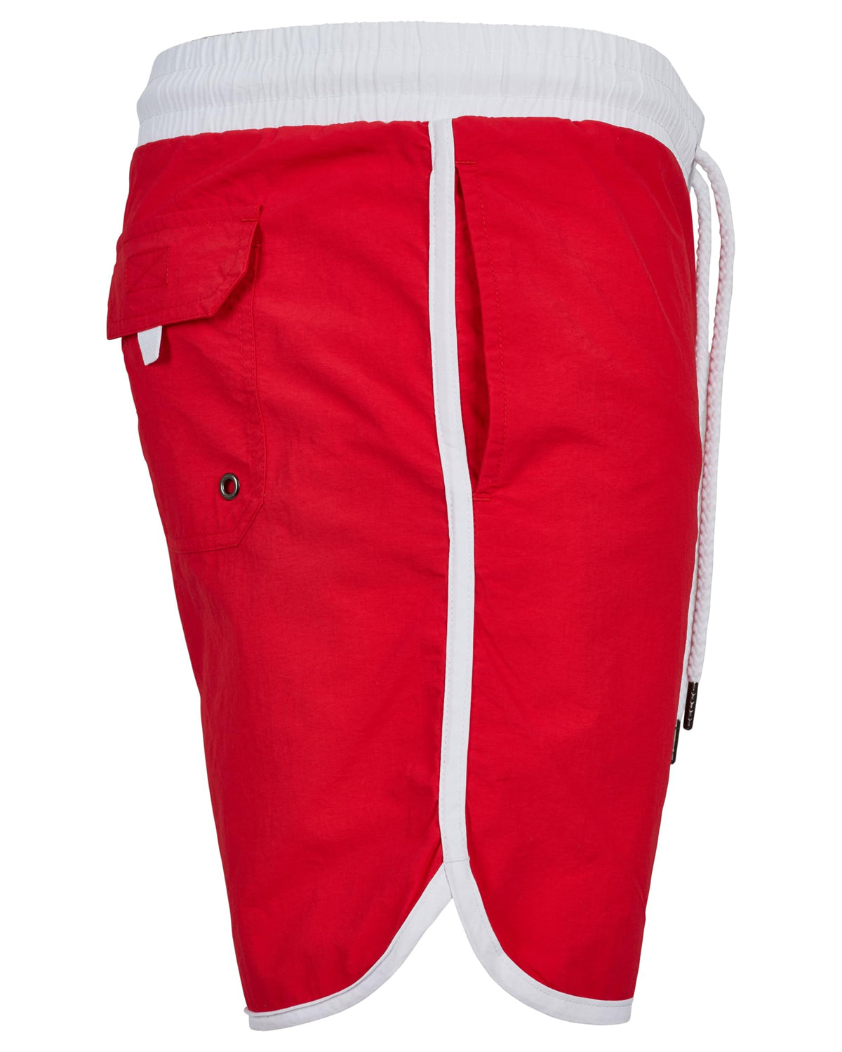 Urban Classics Retro uimashortsit - Punainen/Valkoinen