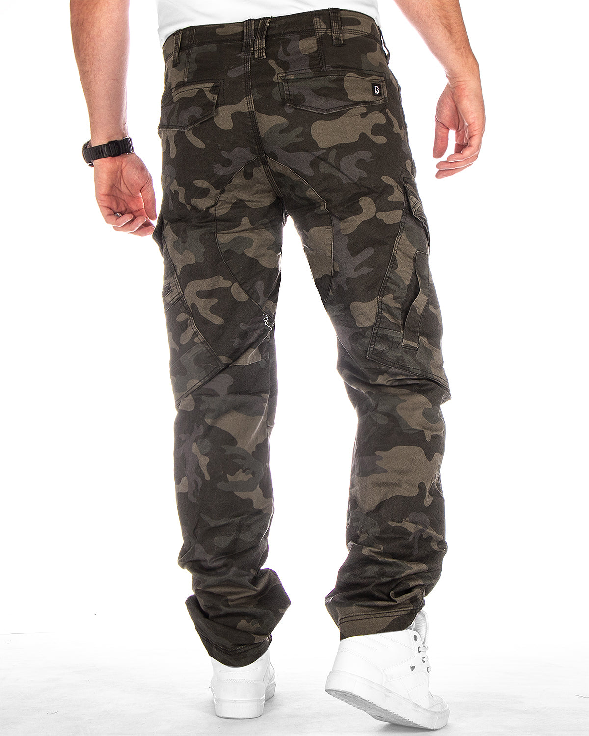 Brandit Adven reisitaskuhousut - Tumma Camo