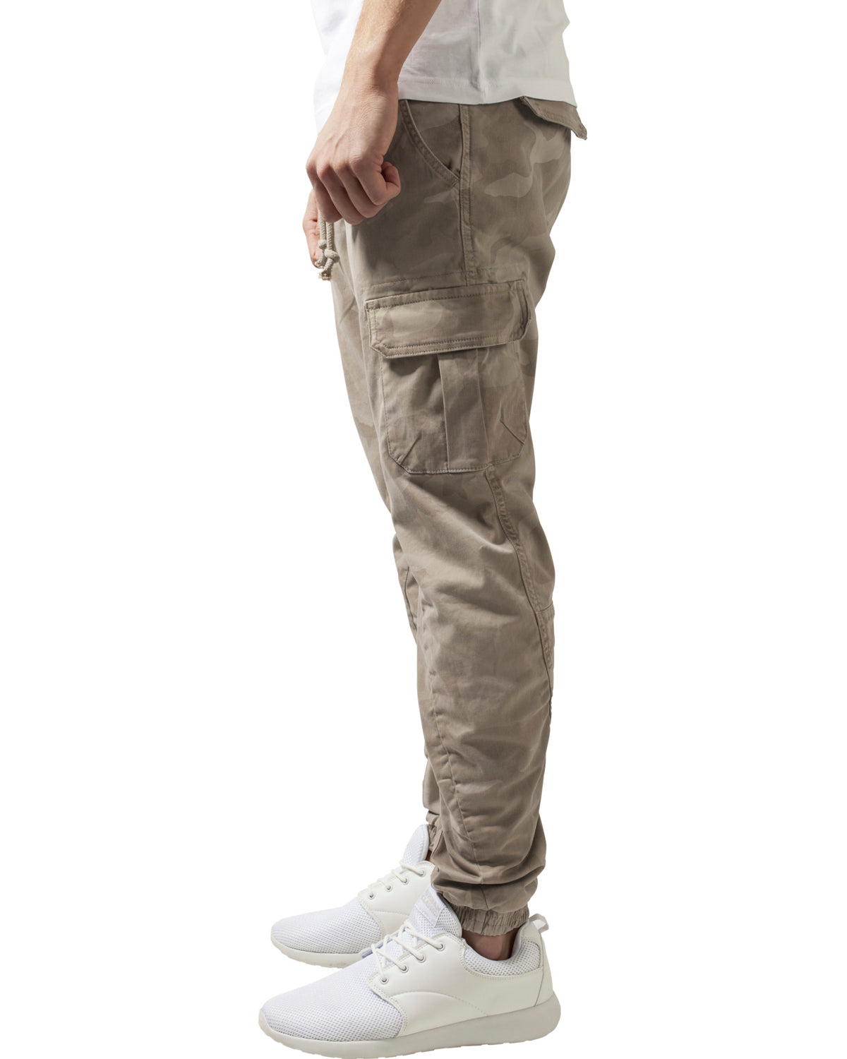 Urban Classics Zane reisitaskuhousut - Beige camo