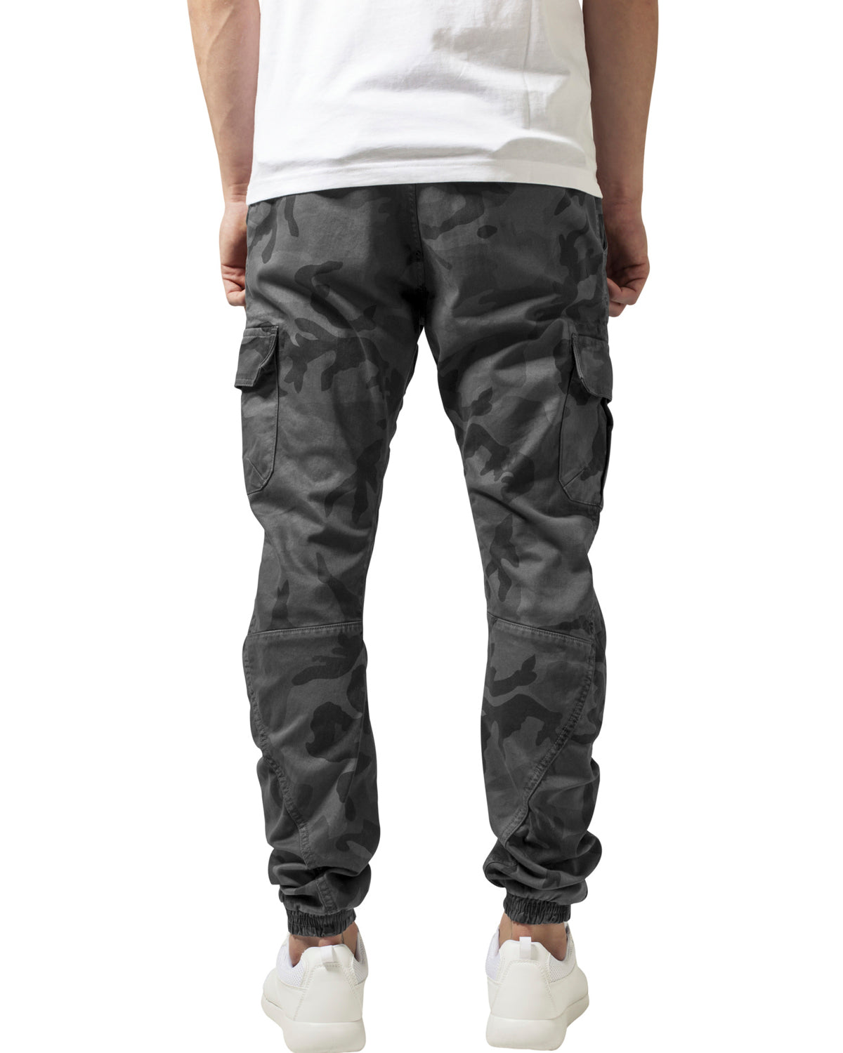 Urban Classics Zane reisitaskuhousut - Harmaa camo