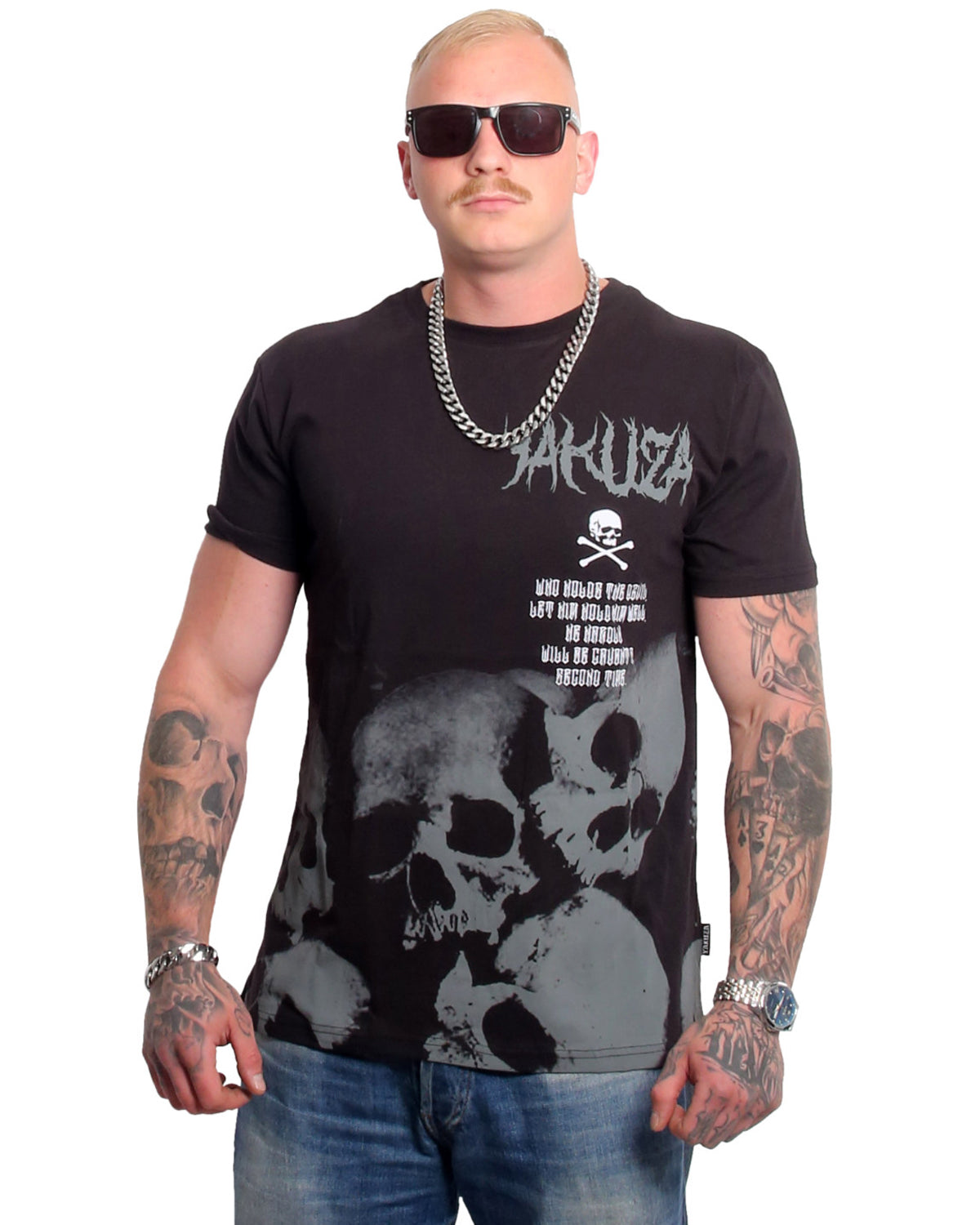 Yakuza Ink Battlefield t-paita - Musta