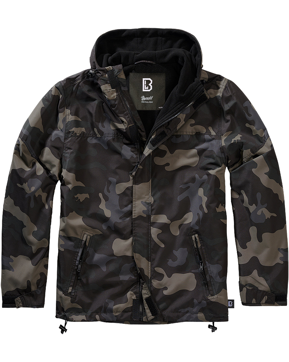 Brandit Frontzip tuulitakki - Tumma Camo