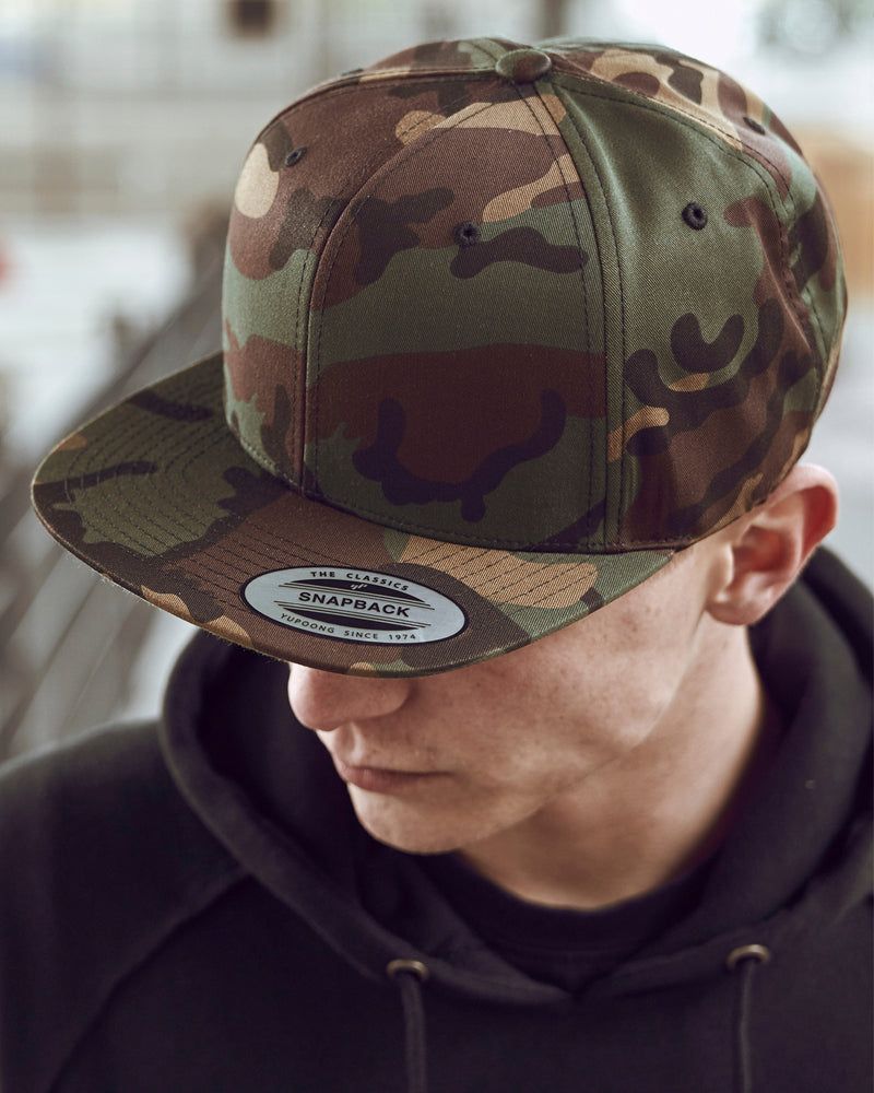 FLEXFIT Classic snapback - Vihreä camo Default Title