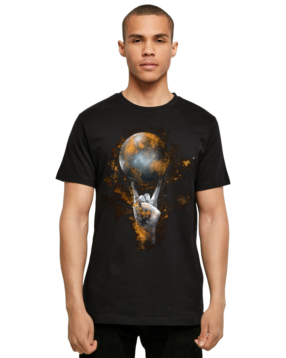 Disturb artist \ Laura H. Connecting the World t-paita - Musta 5XL