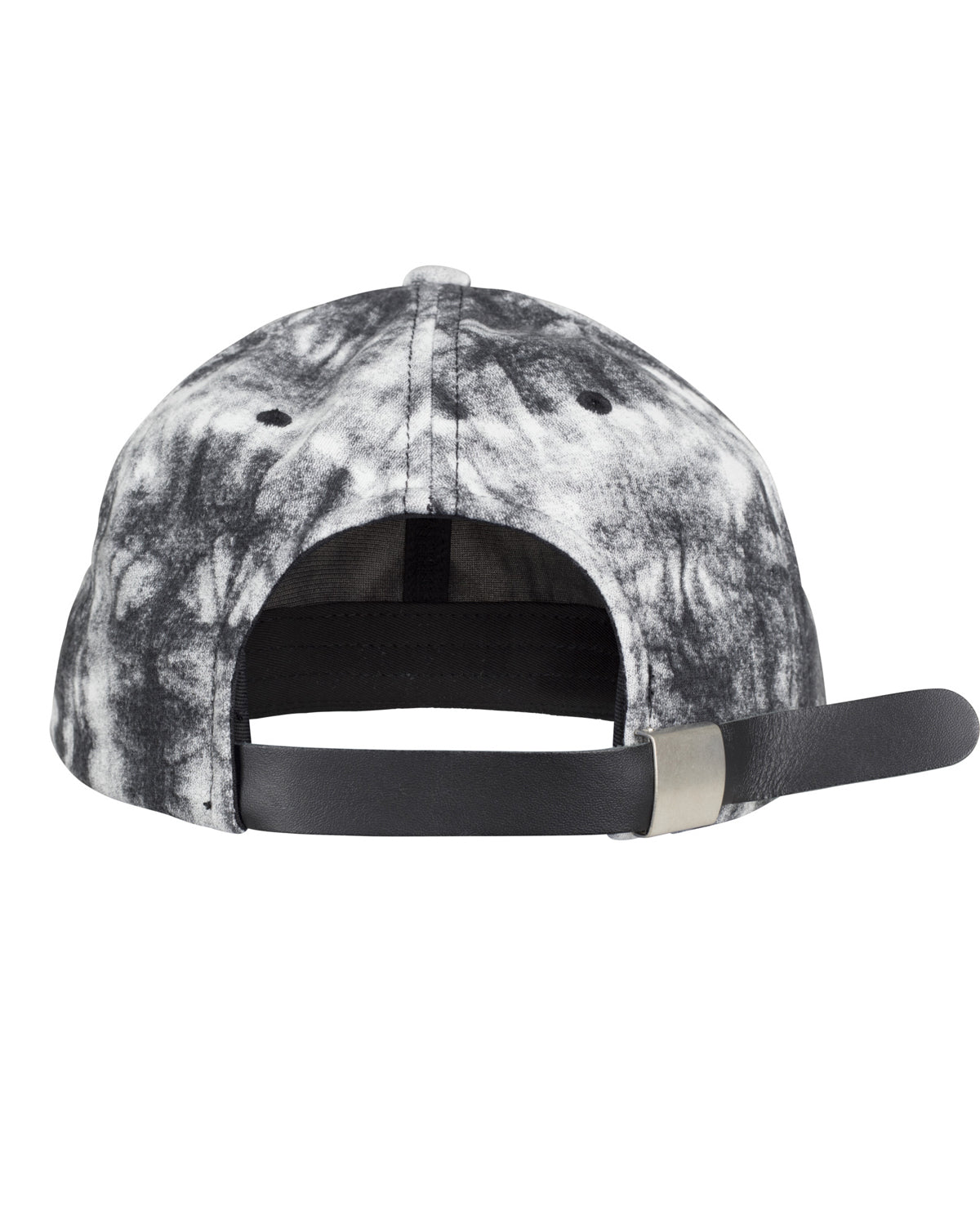 FLEXFIT Low profile tie dye lippis - Musta/Valkoinen
