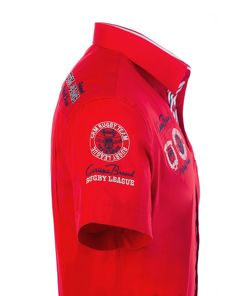 Carisma Rugby kauluspaita - Punainen