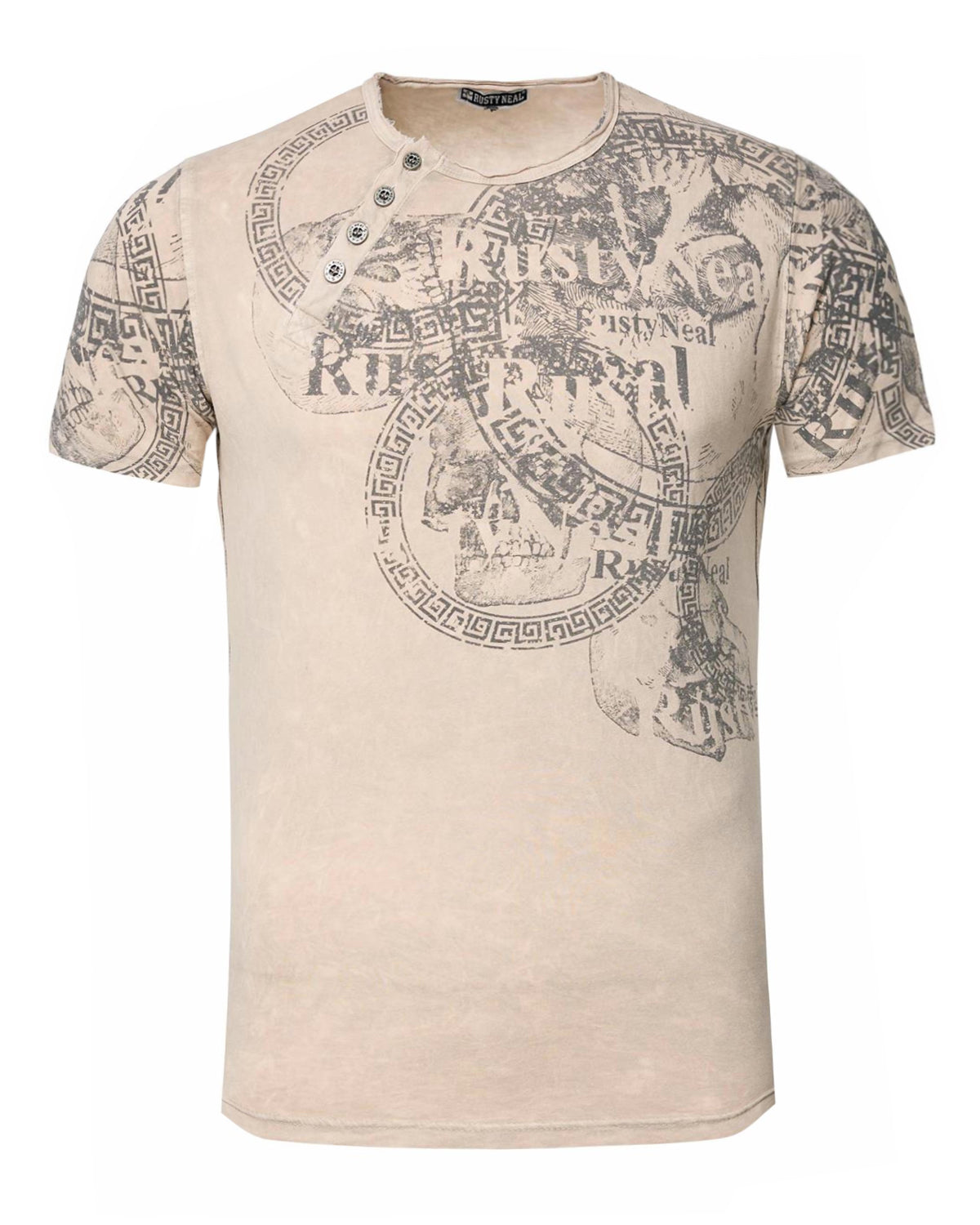 Rusty Neal Cosmo t-paita - Beige