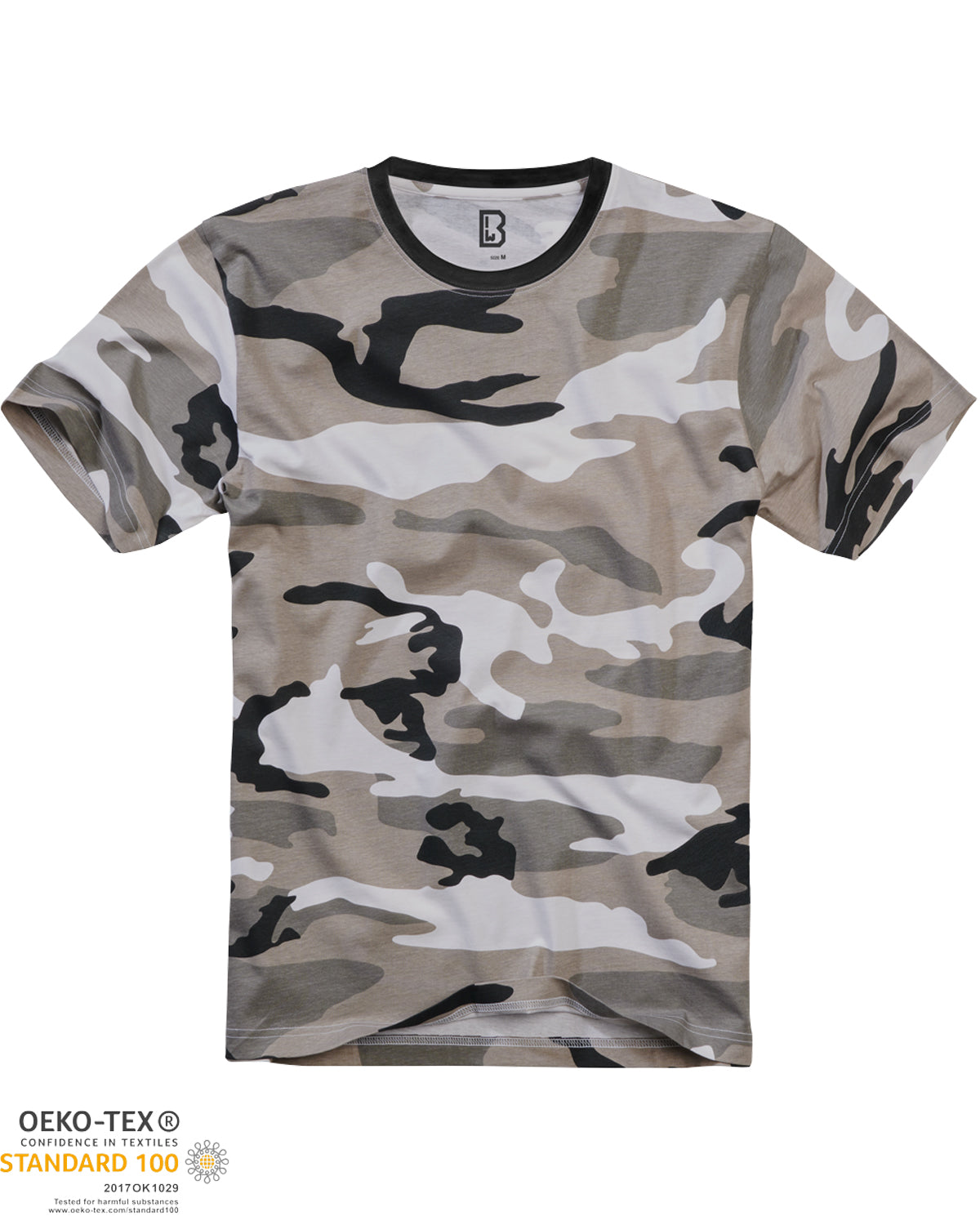 Brandit Brandit t-paita - Valkoinen camo #Väri_White Camo