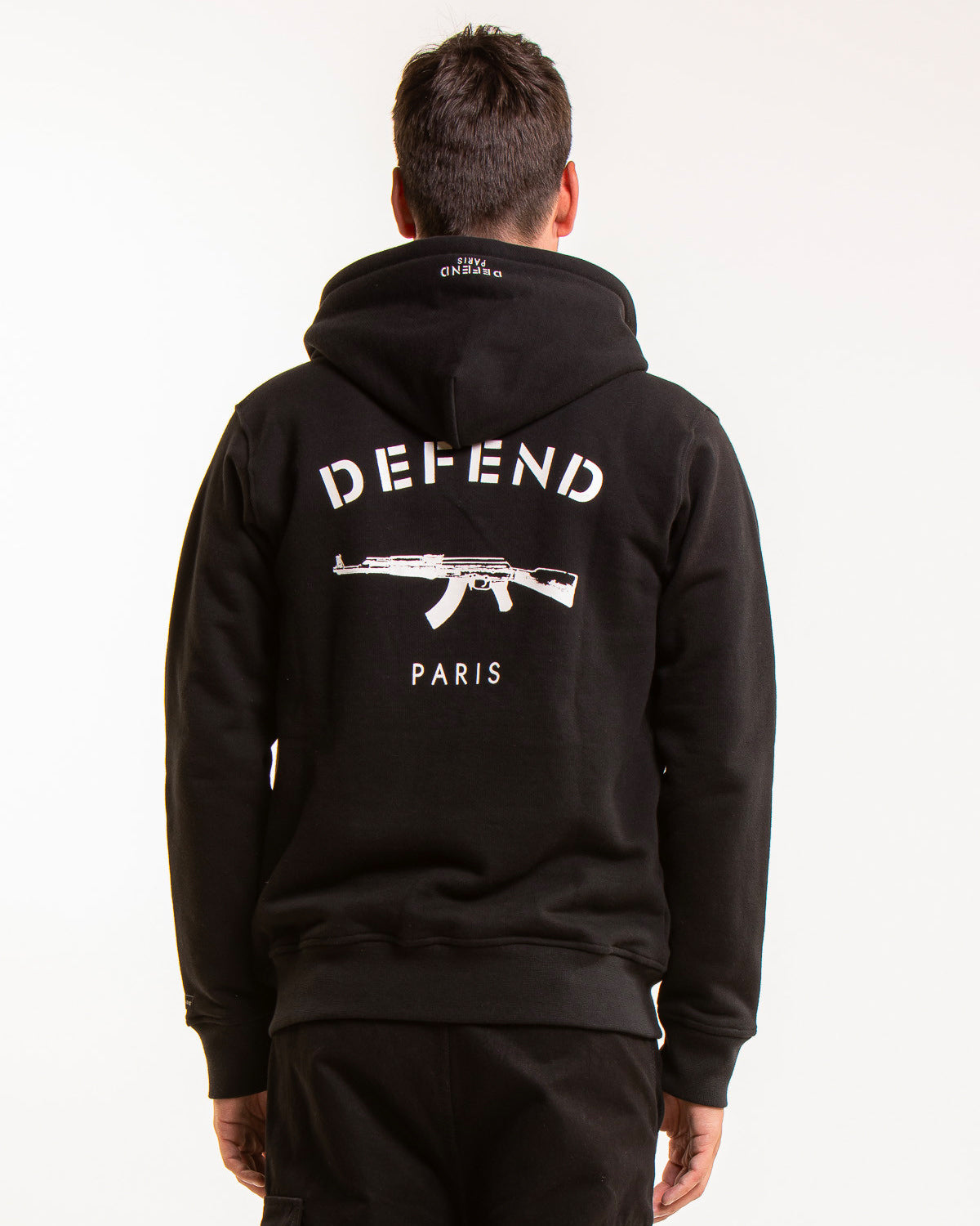 Defend Paris vetoketjuhuppari - Musta