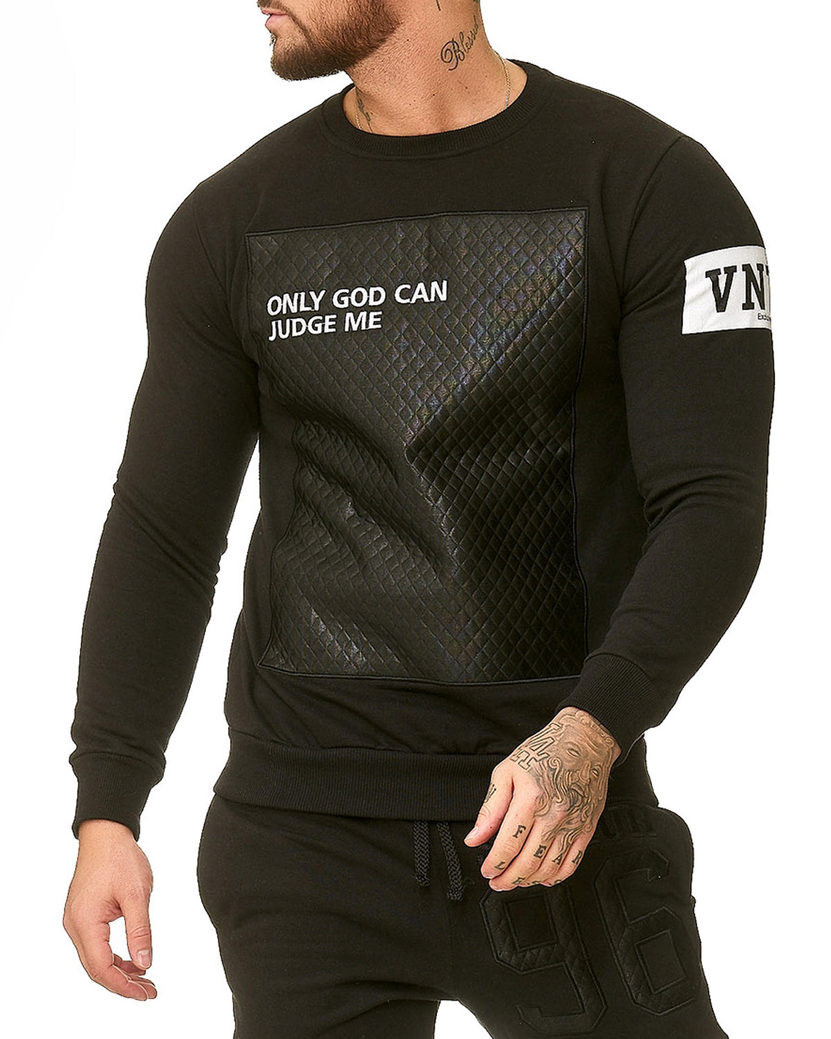 OneREDOX Shakur 96 collegepaita - Musta 2XL