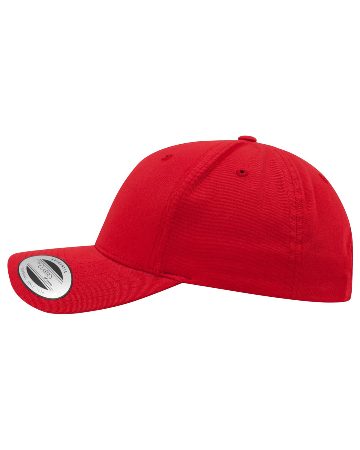 FLEXFIT Curved classic snapback - Punainen