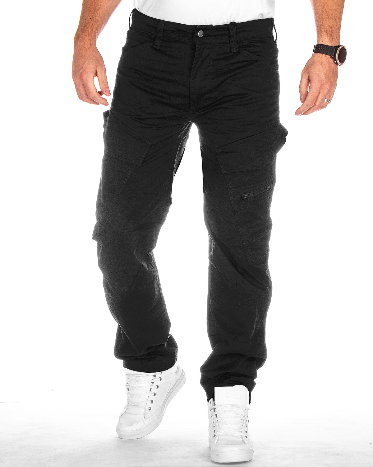 Brandit Adven reisitaskuhousut - Musta 2XL