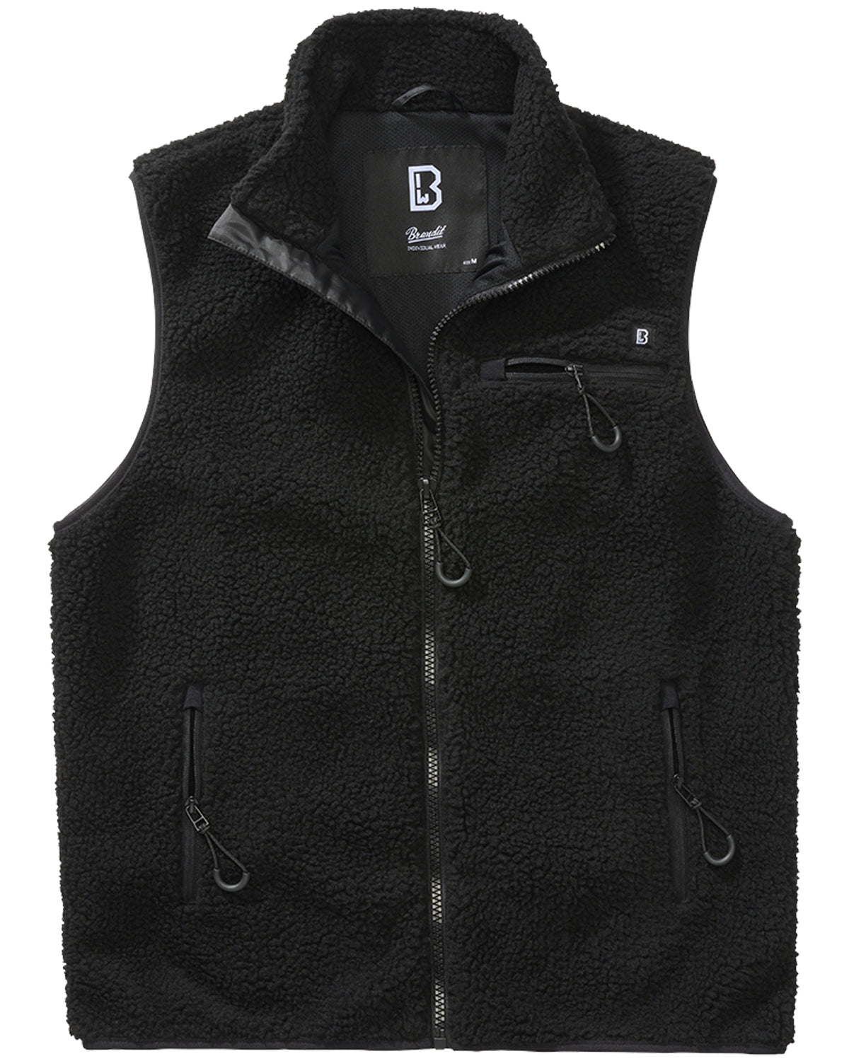 Brandit Teddyfleece liivi - Musta