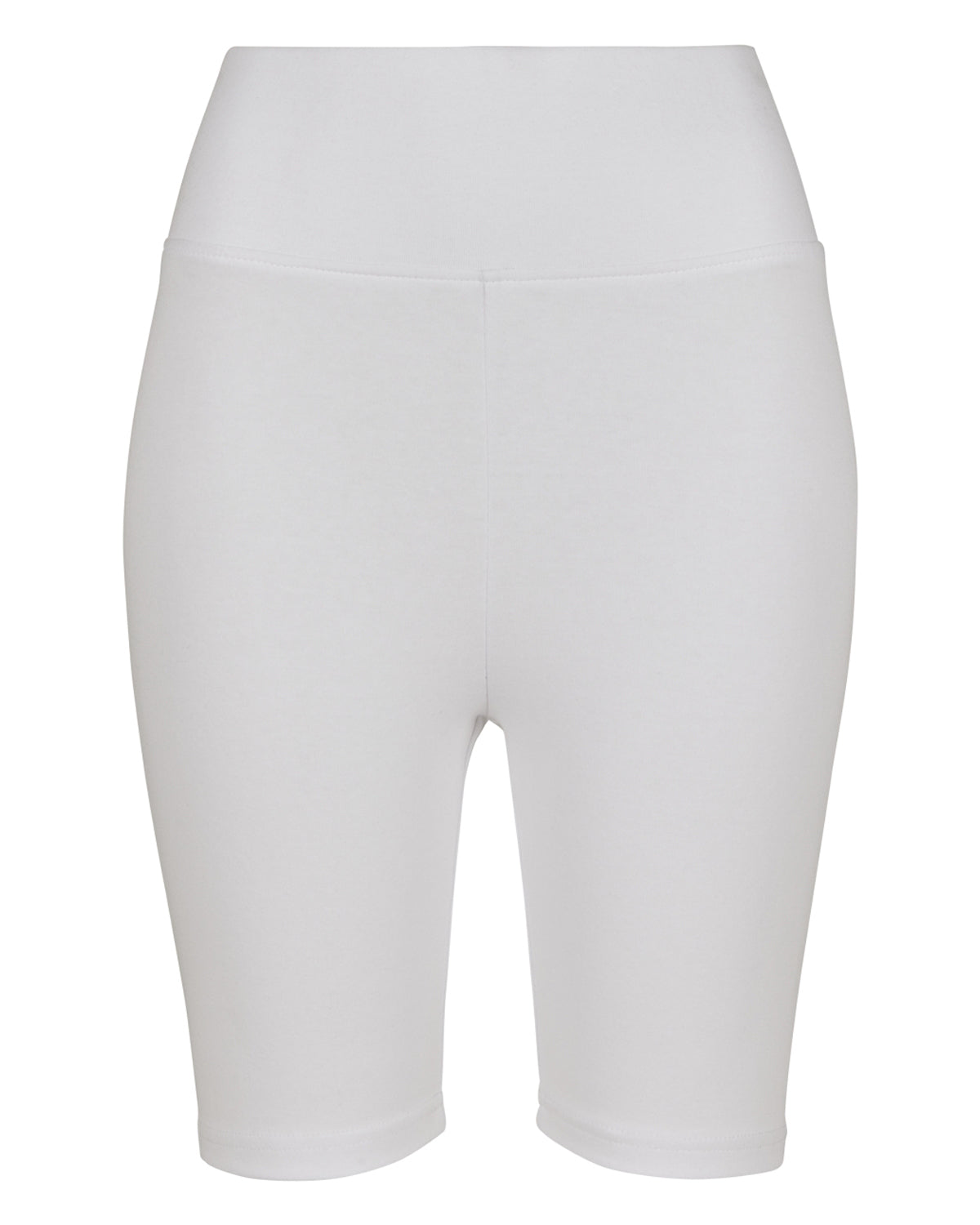Urban Classics High waist pyöräilyshortsit - Valkoinen