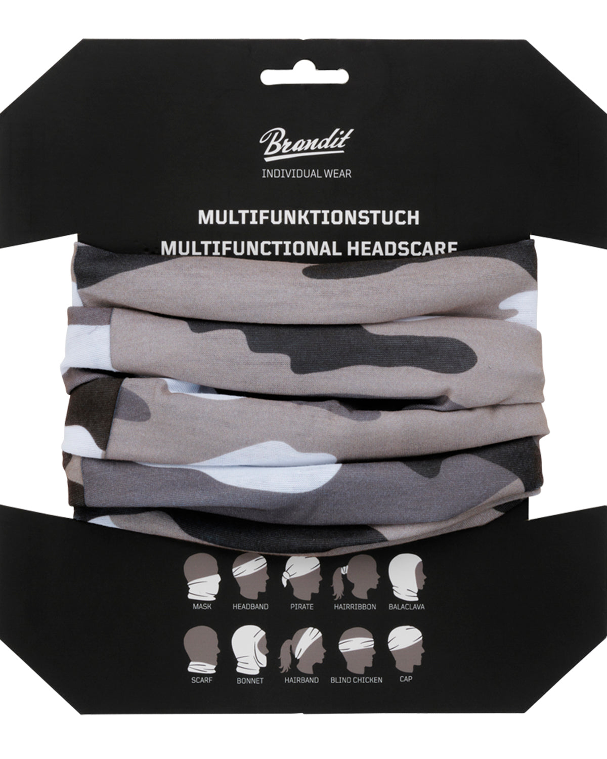 Brandit Multifunktionstuch putkihuivi - Ruskea/Camo