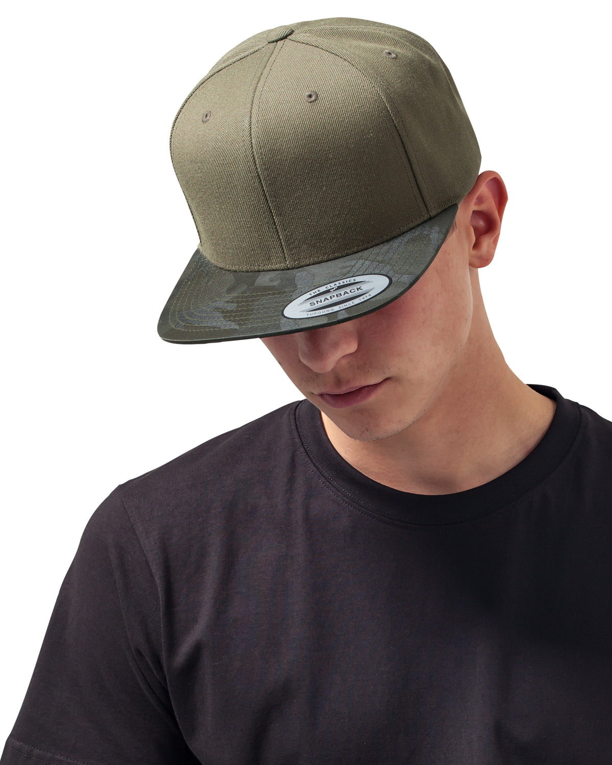 FLEXFIT Visor snapback - Vihreä Camo Default Title