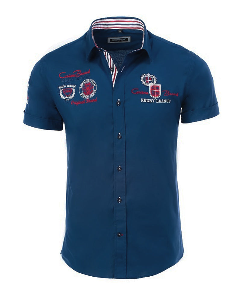 Carisma Rugby kauluspaita - Tummansininen 4XL