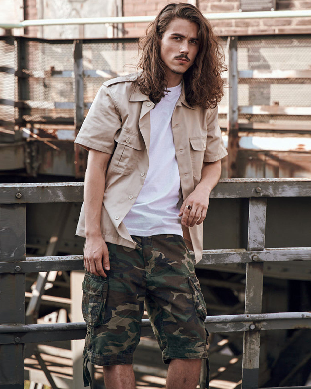 Brandit Savage reisitaskushortsit - Camo