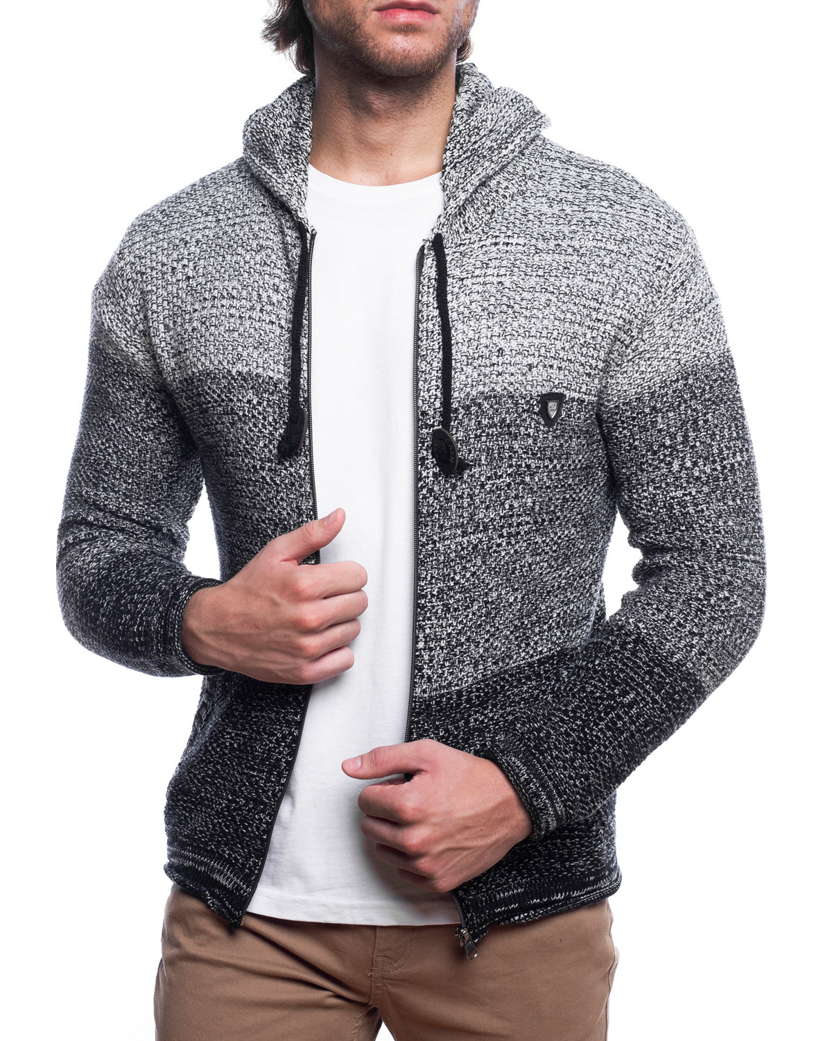 Carisma Rowan neulehuppari - Musta 2XL