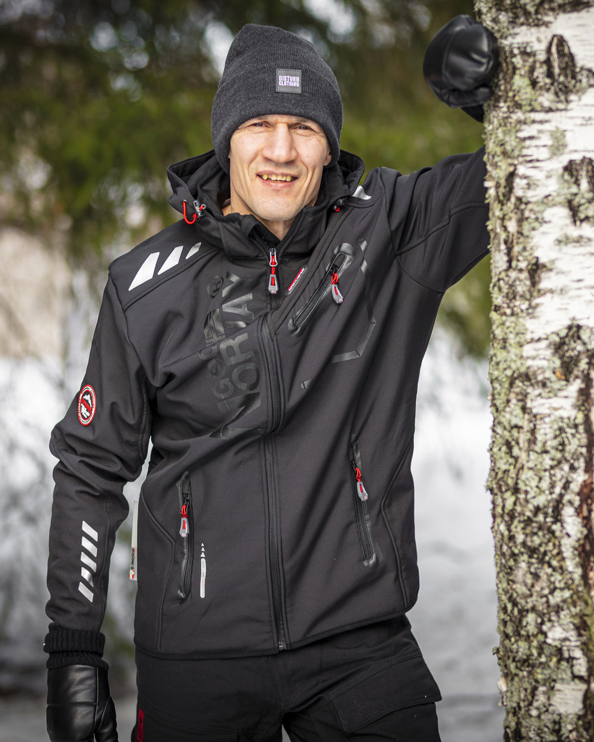 Urban Classics Urban Puffer talvikintaat - Musta