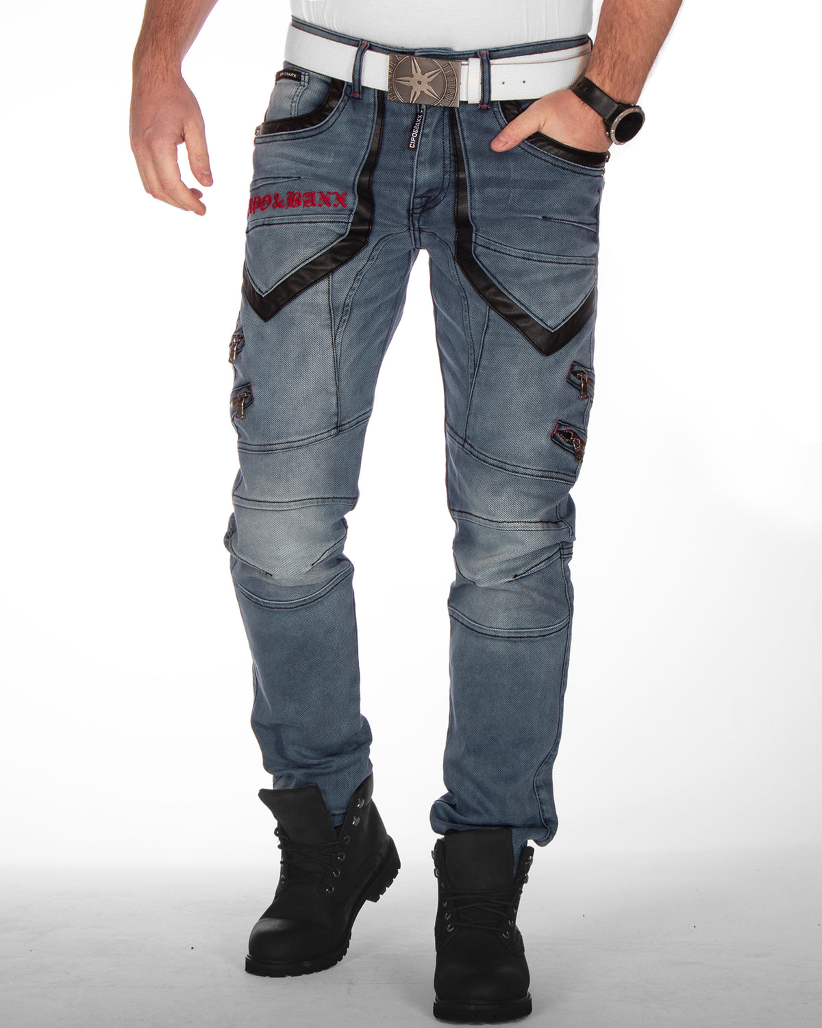 Cipo & Baxx CD795 Negan farkut - Sininen L32