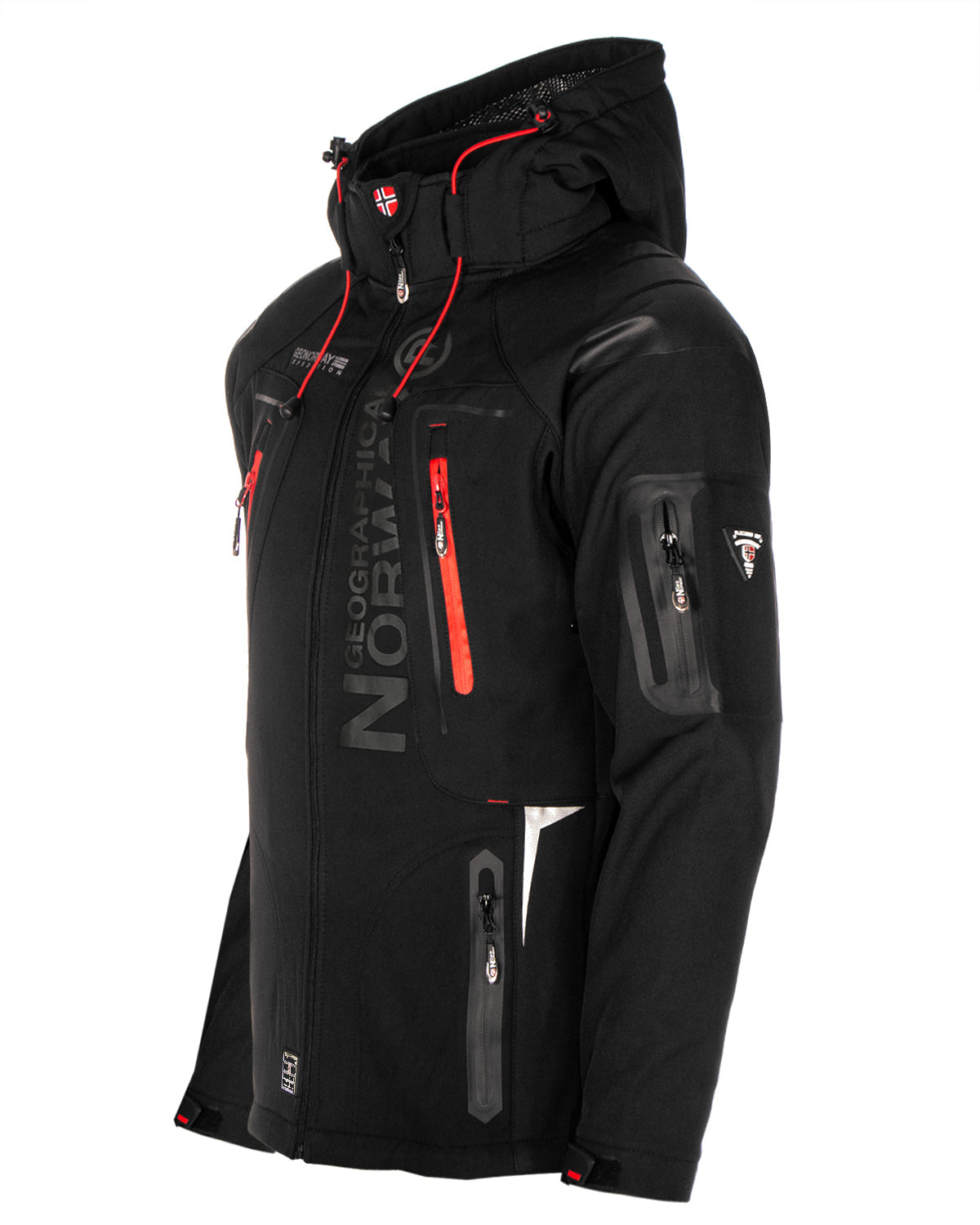 Geographical Norway Tambour-taco softshelltakki - Musta