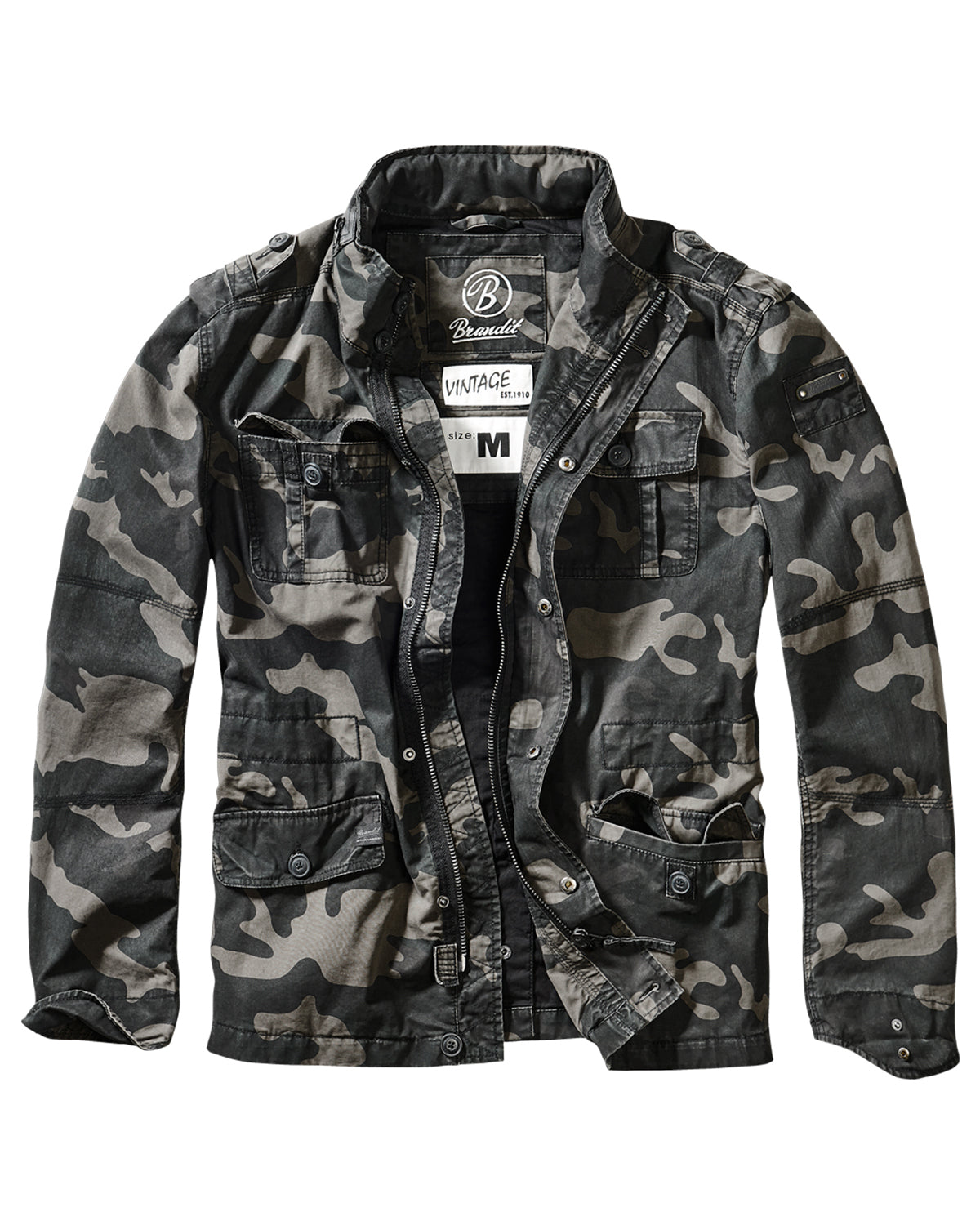 Brandit Draven välikausitakki - Tumma Camo