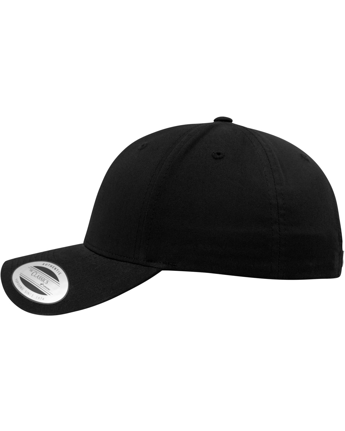 FLEXFIT Curved classic snapback - Musta