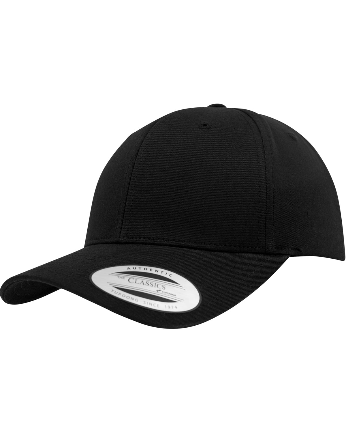 FLEXFIT Curved classic snapback - Musta