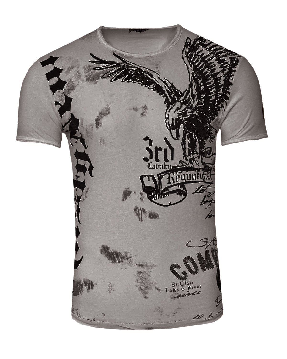 Rusty Neal Cavalry t-paita - Tummanharmaa
