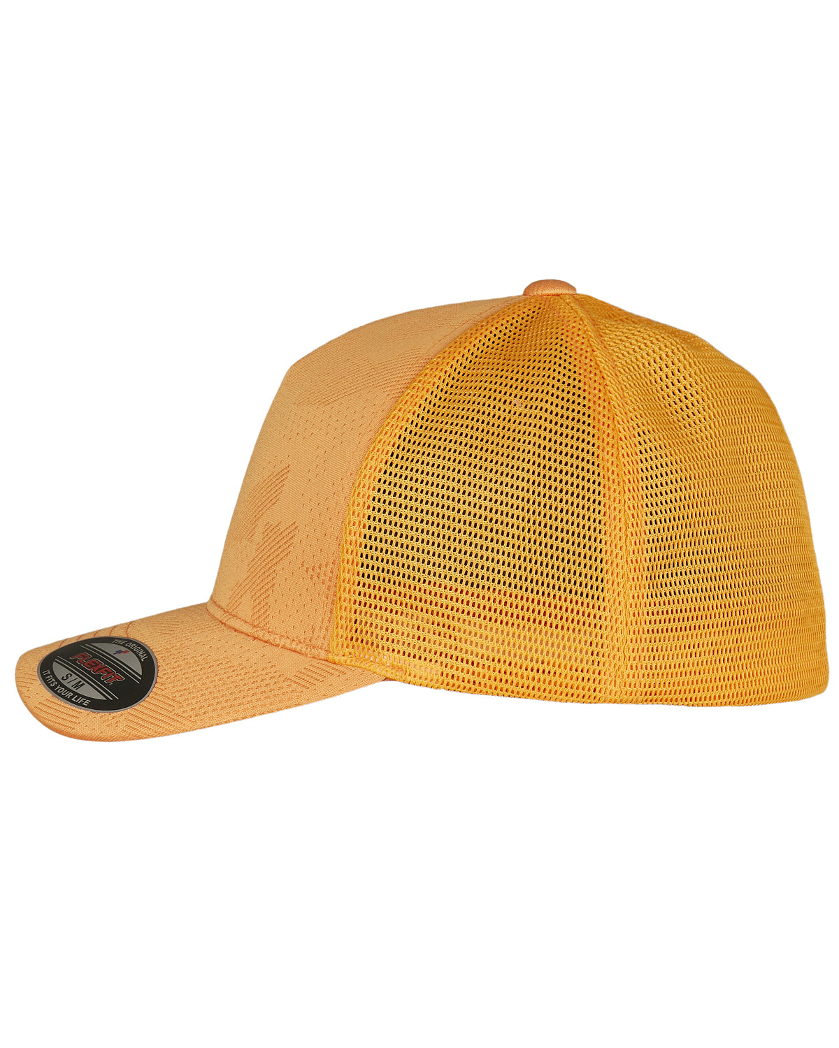 FLEXFIT Jaquard mesh lippis - Oranssi Camo