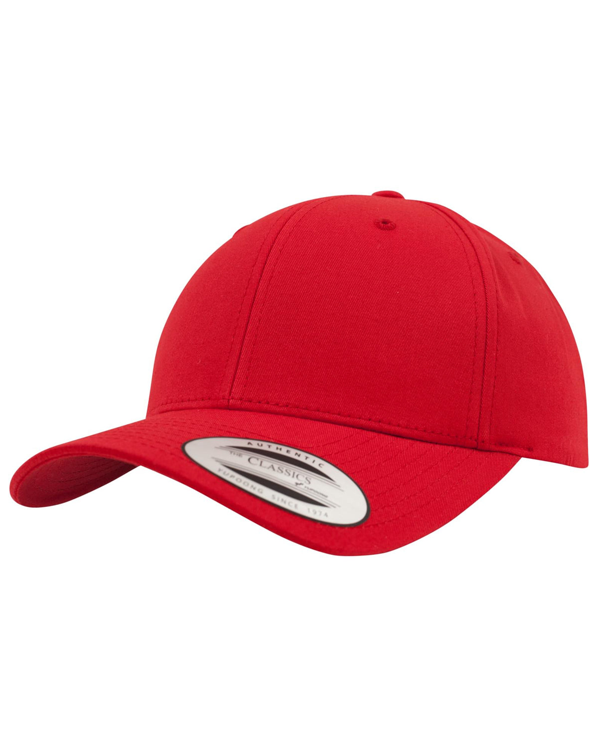 FLEXFIT Curved classic snapback - Punainen