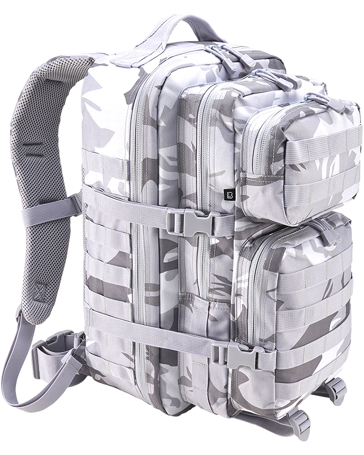 Brandit US Cooper reppu Large - Valkoinen Camo