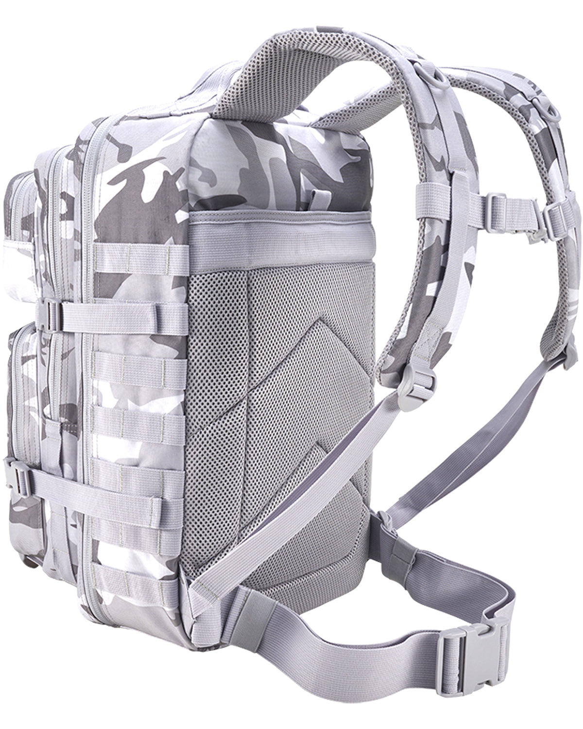 Brandit US Cooper reppu Large - Valkoinen Camo