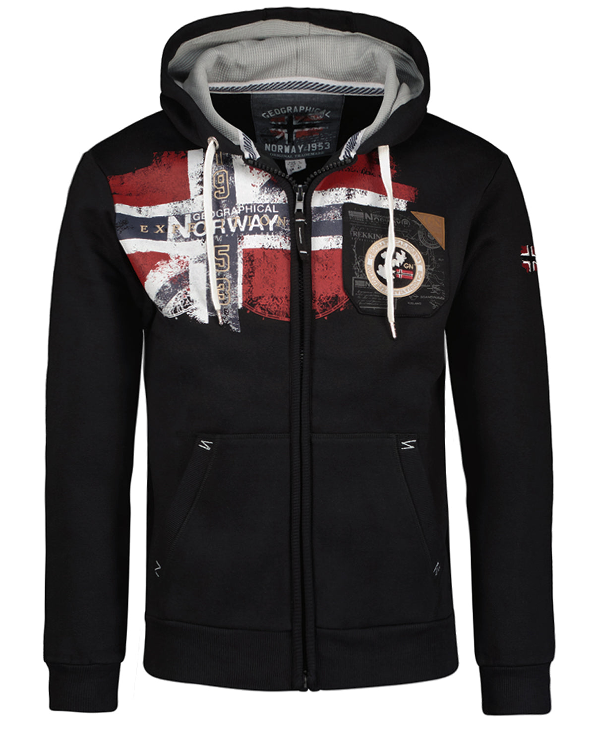 Geographical Norway Fespote vetoketjuhuppari - Musta