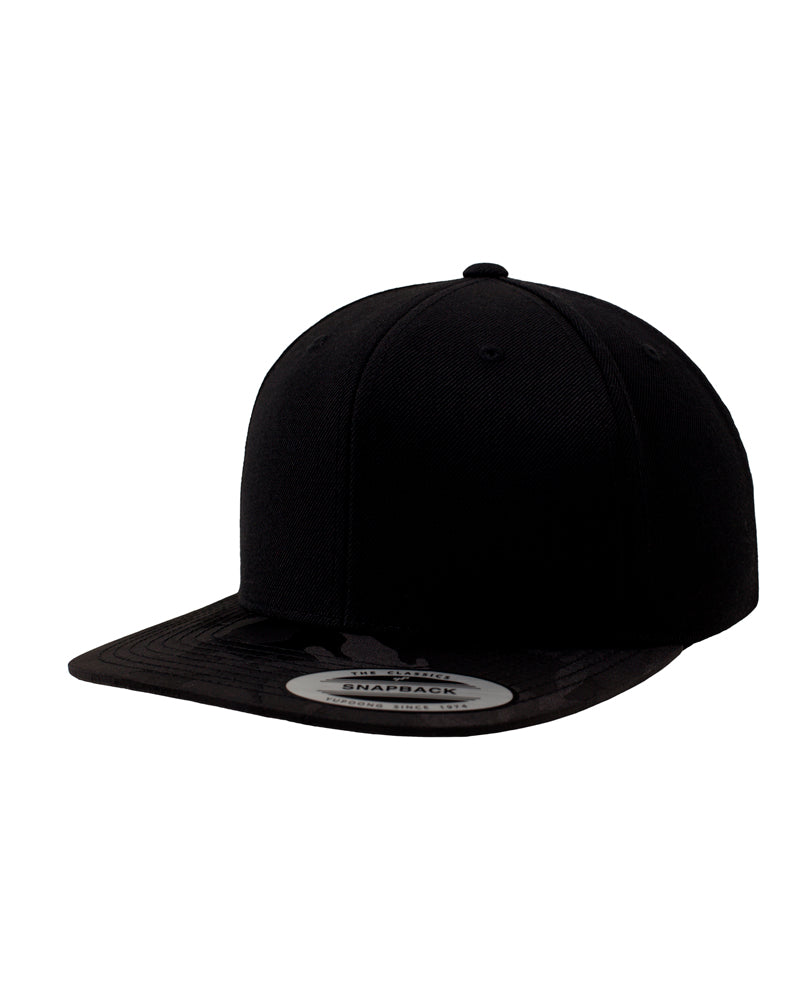 FLEXFIT Visor snapback - Musta camo Default Title