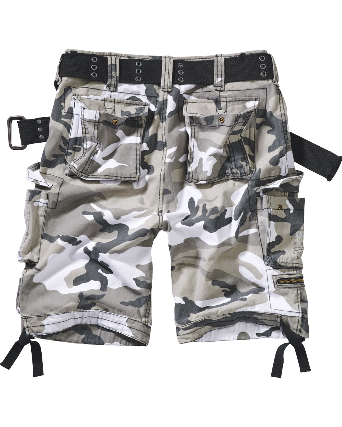 Brandit Savage reisitaskushortsit - Valkoinen camo
