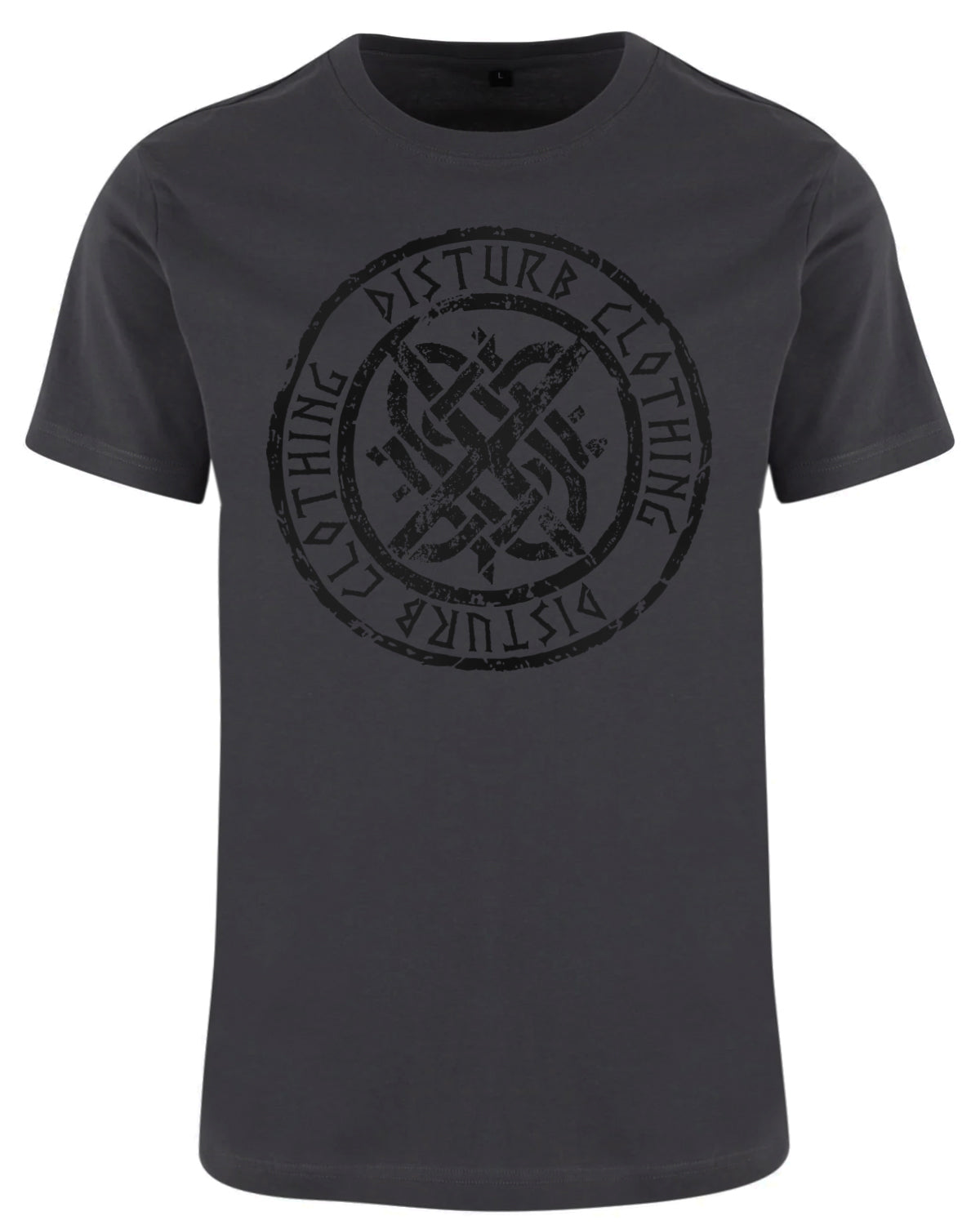 Disturb Clothing Disturb Viking t-paita Tummanharmaa #Väri_Tummanharmaa