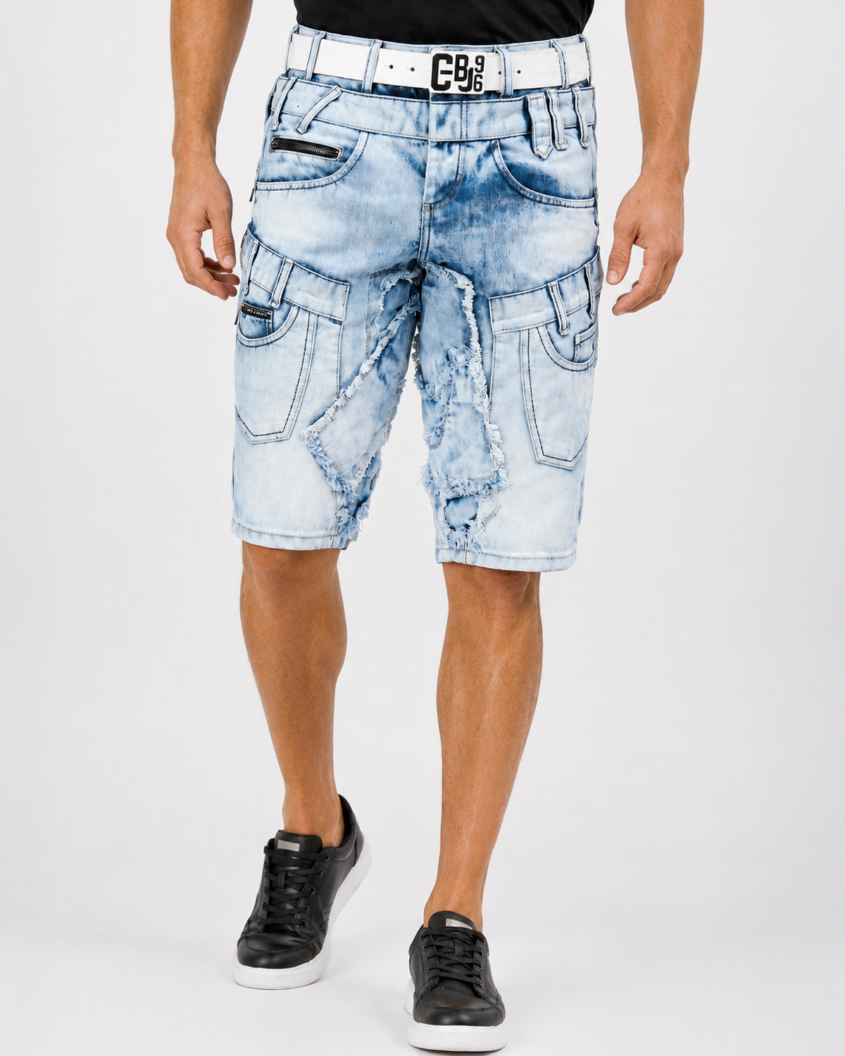 Cipo & Baxx CK182 farkkushortsit - Vaaleansininen W40