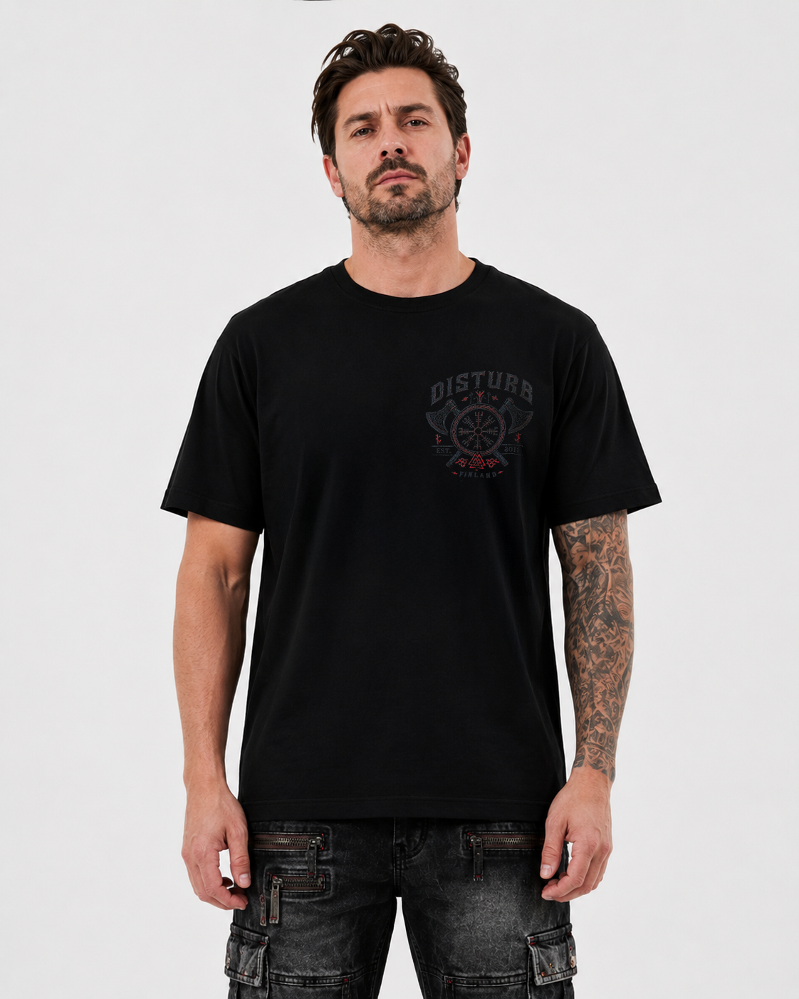 Disturb Clothing Disturb Silence t-paita - Musta