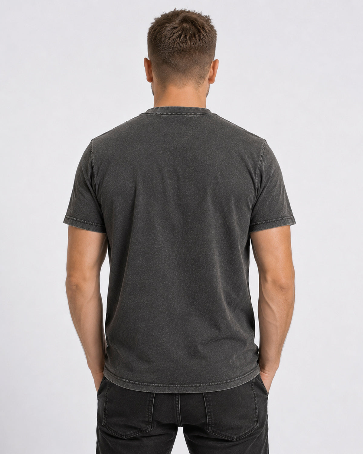 Disturb Clothing Disturb Sea t-paita - Tummanharmaa