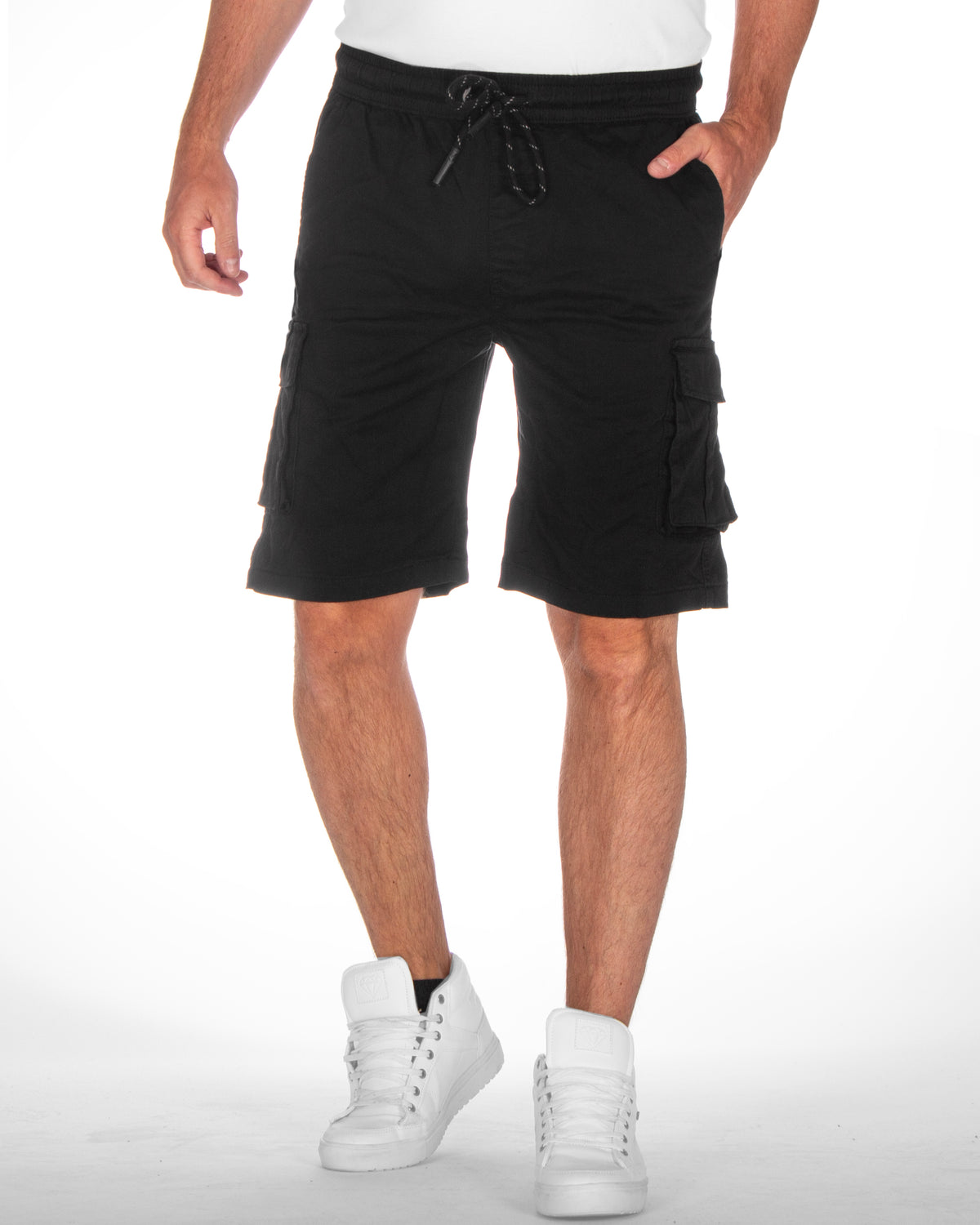 Urban Classics Drawstring reisitaskushortsit - Musta