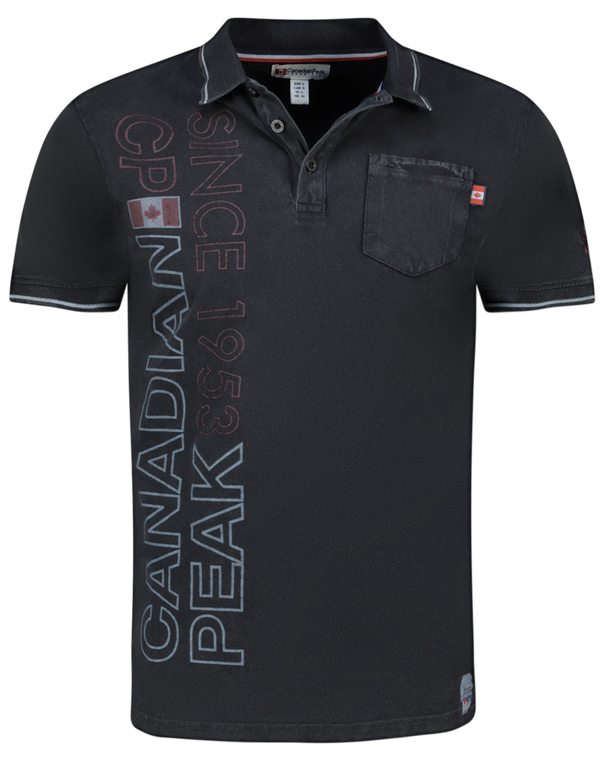 Canadian Peak Konakreak pikeepaita - Musta